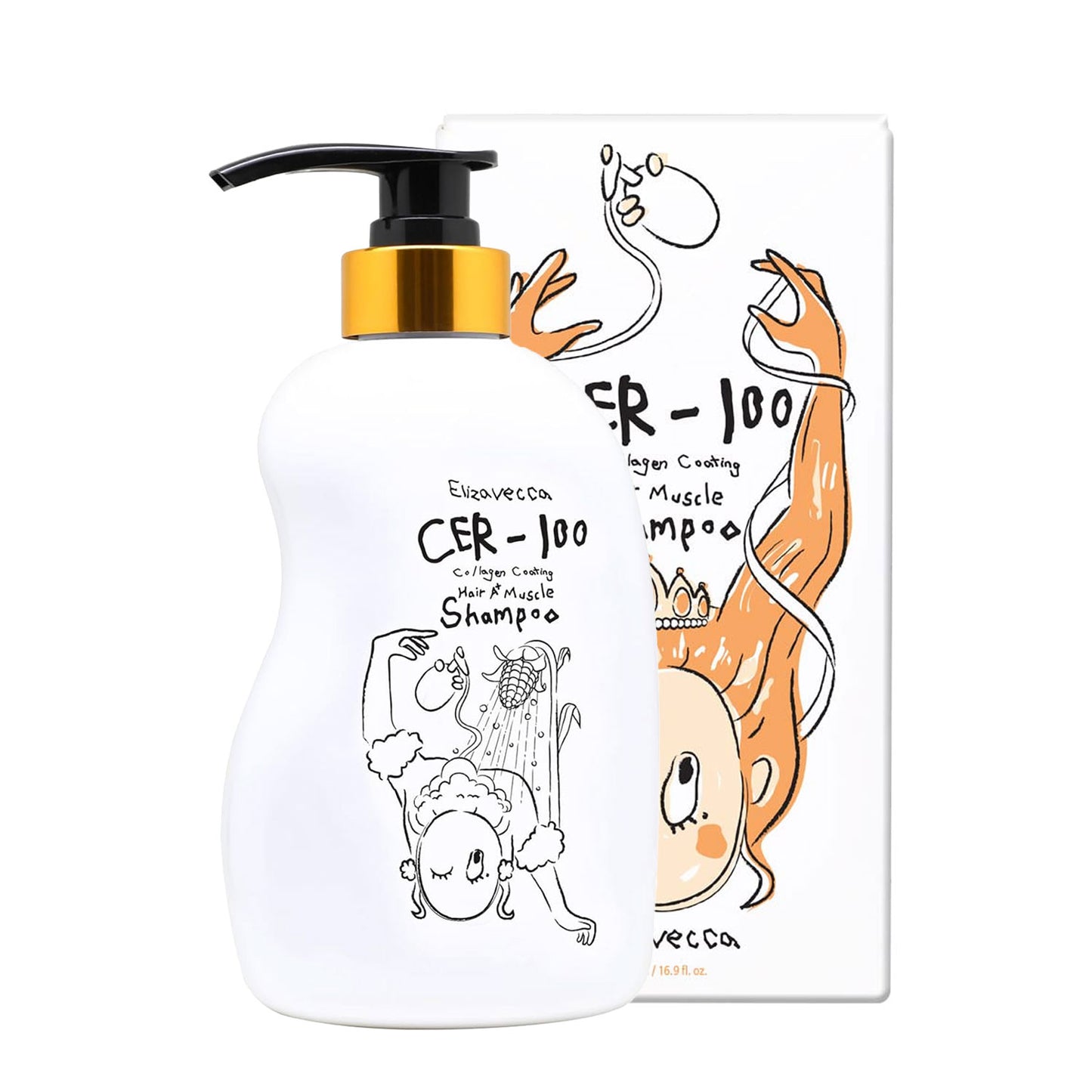 Elizavecca CER-100 Collagen Coating Hair A+ Muscle Shampoo